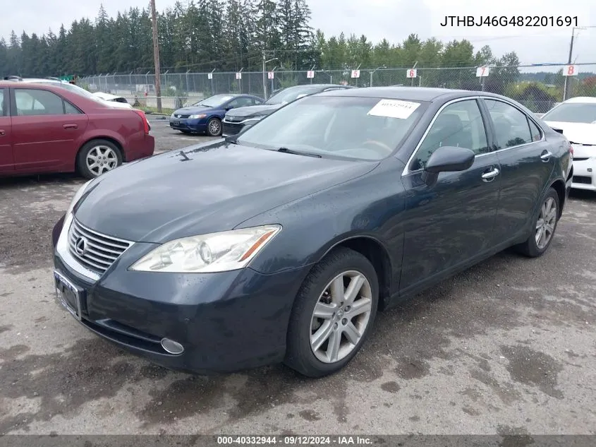 2008 Lexus Es 350 350 VIN: JTHBJ46G482201691 Lot: 40332944