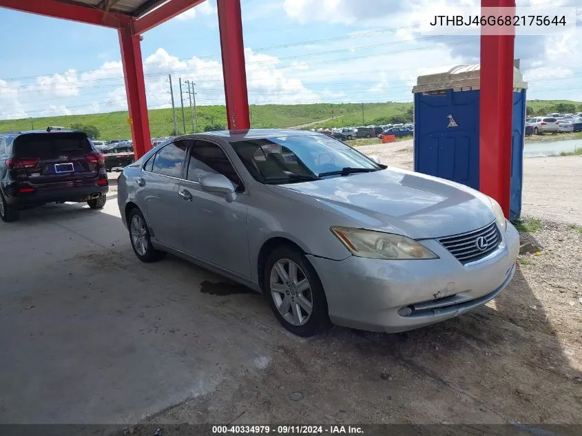 2008 Lexus Es 350 VIN: JTHBJ46G682175644 Lot: 40334979