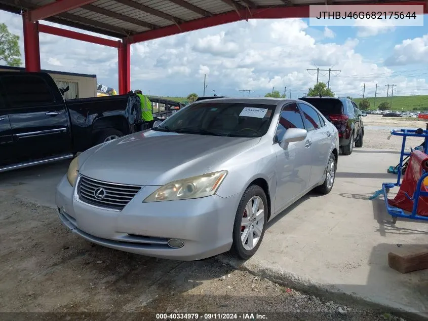 2008 Lexus Es 350 VIN: JTHBJ46G682175644 Lot: 40334979