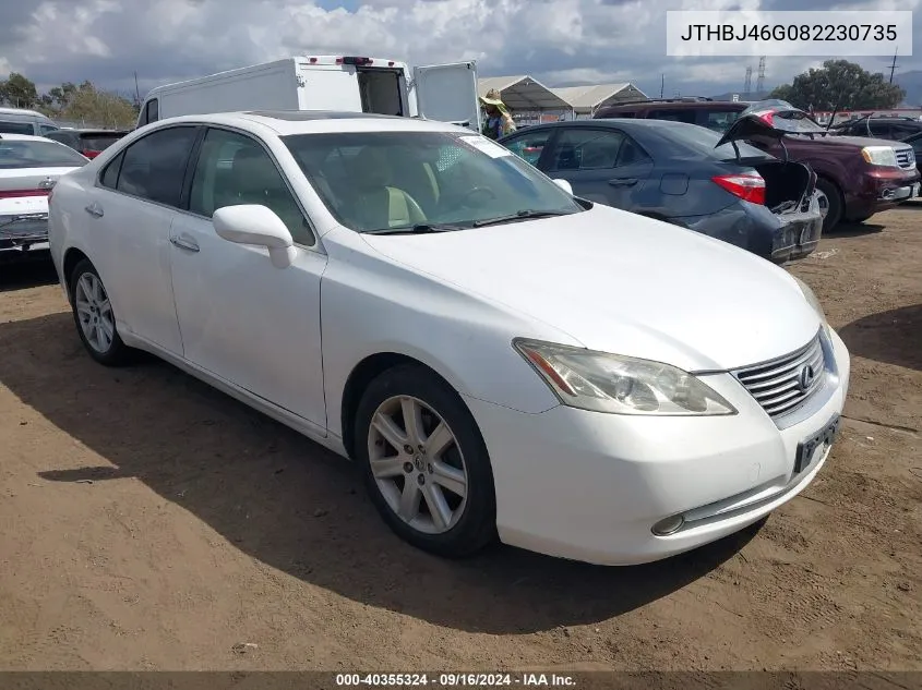 JTHBJ46G082230735 2008 Lexus Es 350 350