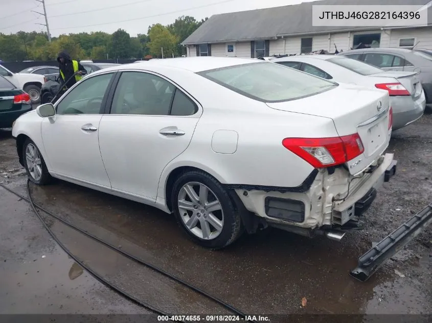 2008 Lexus Es 350 VIN: JTHBJ46G282164396 Lot: 40374655