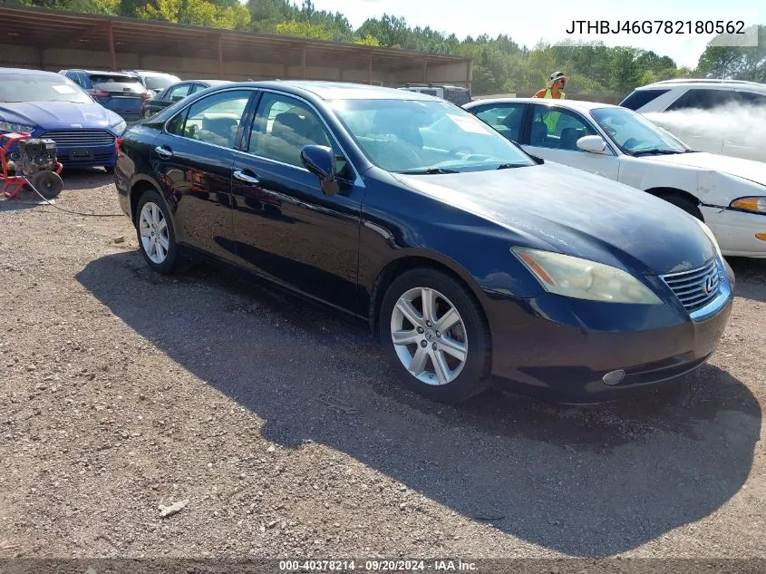 2008 Lexus Es 350 VIN: JTHBJ46G782180562 Lot: 40378214