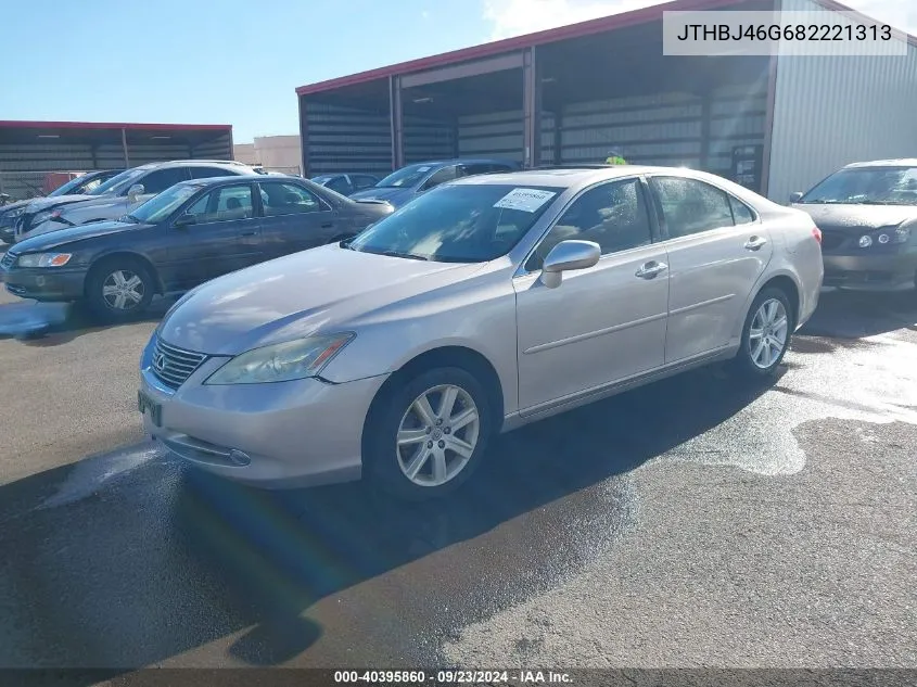 2008 Lexus Es 350 VIN: JTHBJ46G682221313 Lot: 40395860