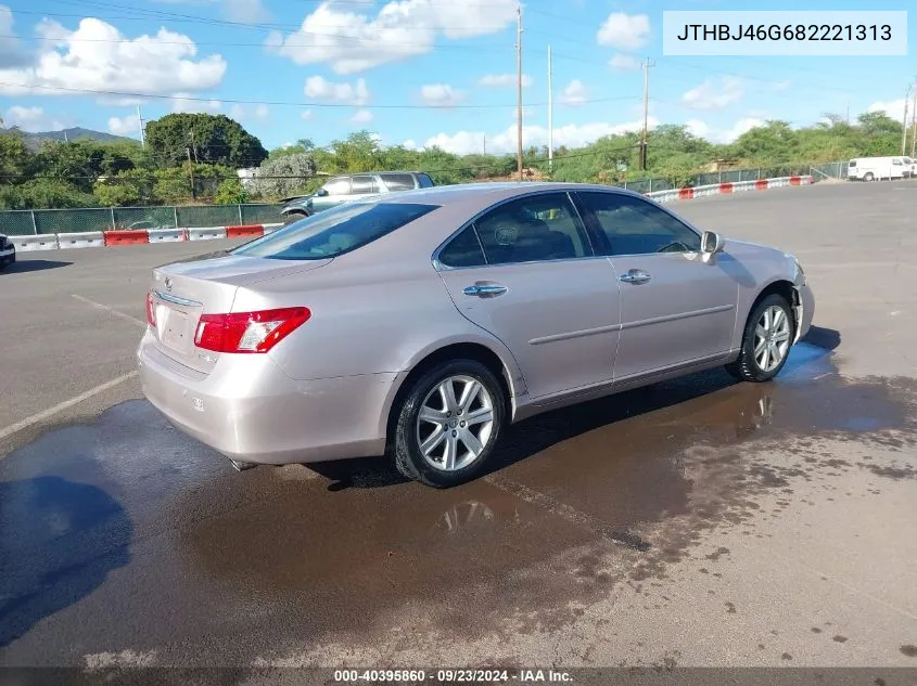 2008 Lexus Es 350 VIN: JTHBJ46G682221313 Lot: 40395860