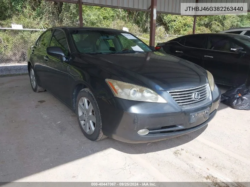 2008 Lexus Es 350 VIN: JTHBJ46G382263440 Lot: 40447067