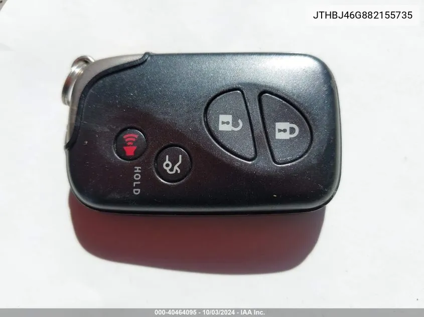 JTHBJ46G882155735 2008 Lexus Es 350