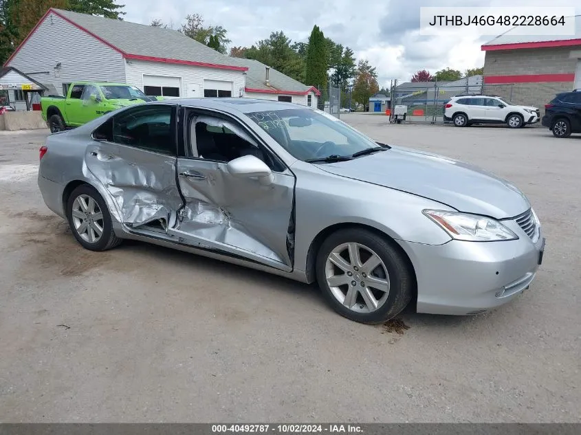 2008 Lexus Es 350 VIN: JTHBJ46G482228664 Lot: 40492787