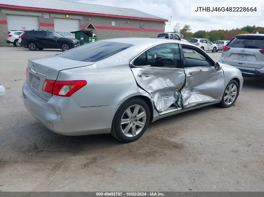 2008 Lexus Es 350 VIN: JTHBJ46G482228664 Lot: 40492787