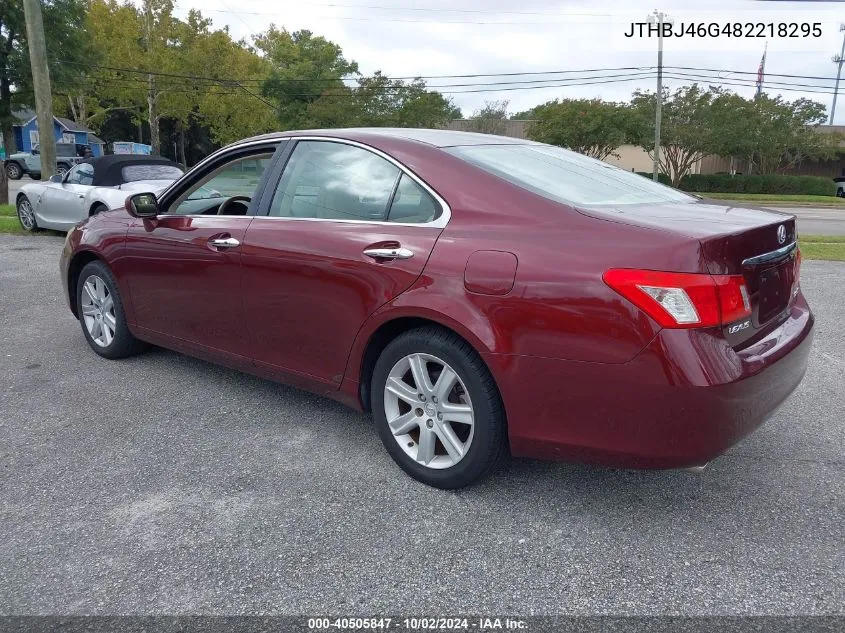 2008 Lexus Es 350 VIN: JTHBJ46G482218295 Lot: 40505847