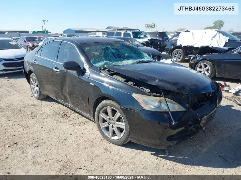 2008 Lexus Es 350 VIN: JTHBJ46G382273465 Lot: 40523133