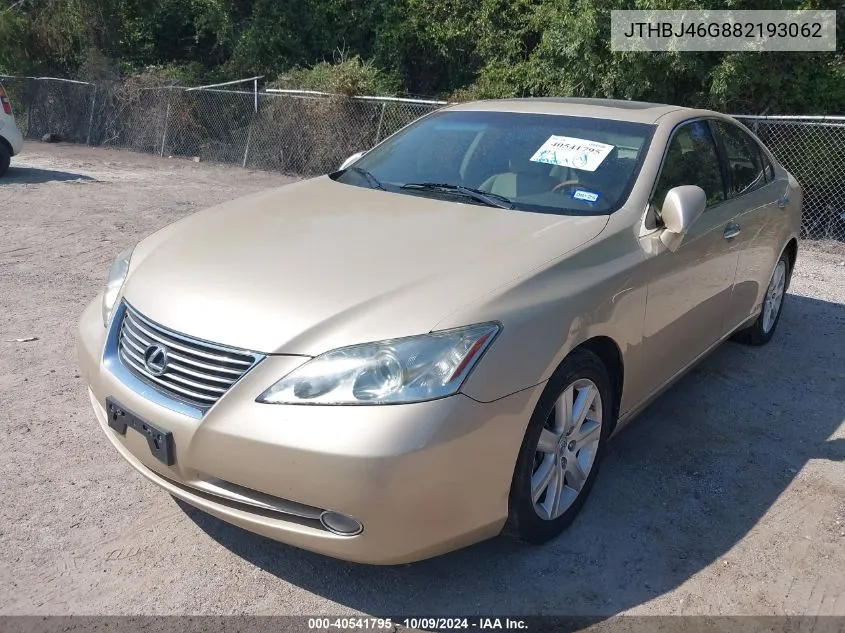 JTHBJ46G882193062 2008 Lexus Es 350