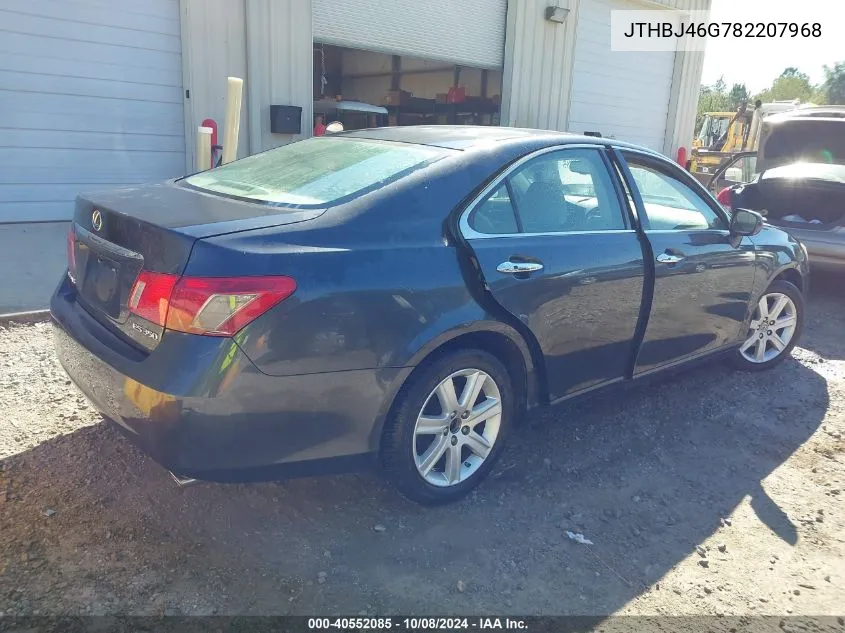 2008 Lexus Es 350 VIN: JTHBJ46G782207968 Lot: 40552085