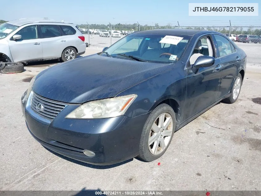 2008 Lexus Es 350 VIN: JTHBJ46G782179055 Lot: 40724211