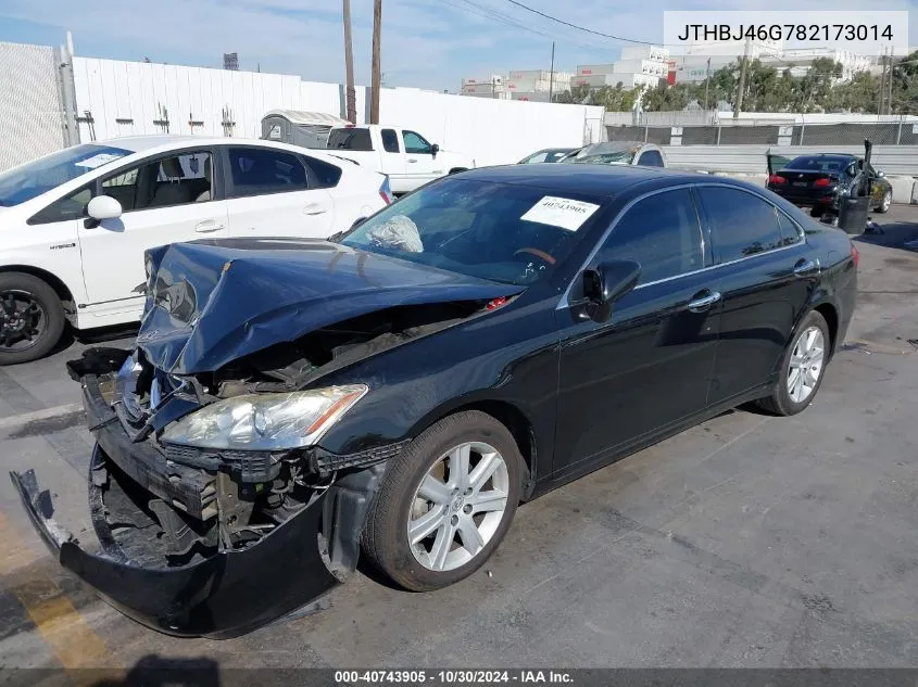 2008 Lexus Es 350 VIN: JTHBJ46G782173014 Lot: 40743905