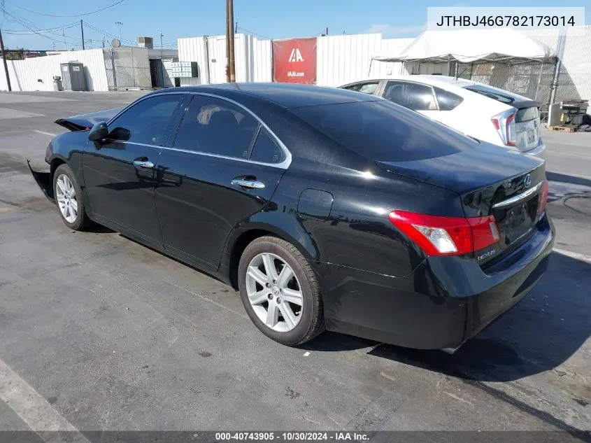 2008 Lexus Es 350 VIN: JTHBJ46G782173014 Lot: 40743905