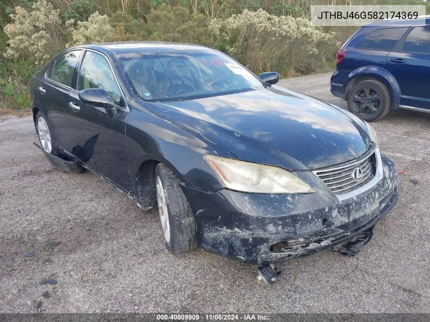 JTHBJ46G582174369 2008 Lexus Es 350