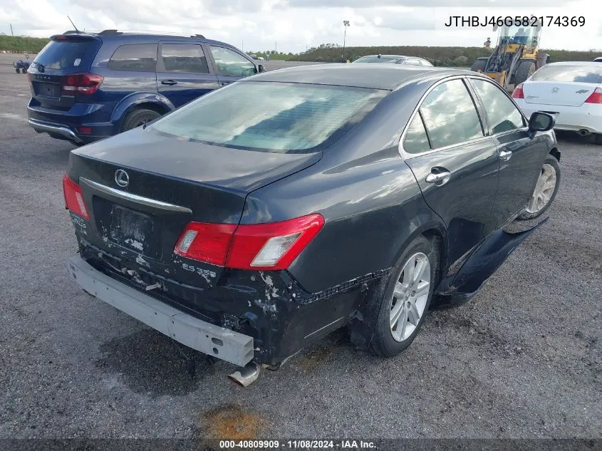 JTHBJ46G582174369 2008 Lexus Es 350