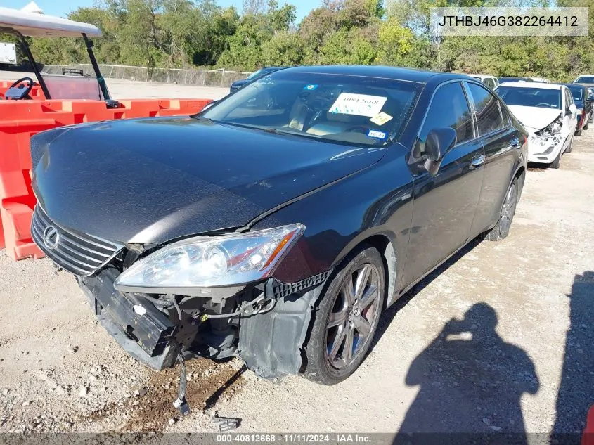 2008 Lexus Es 350 VIN: JTHBJ46G382264412 Lot: 40812668