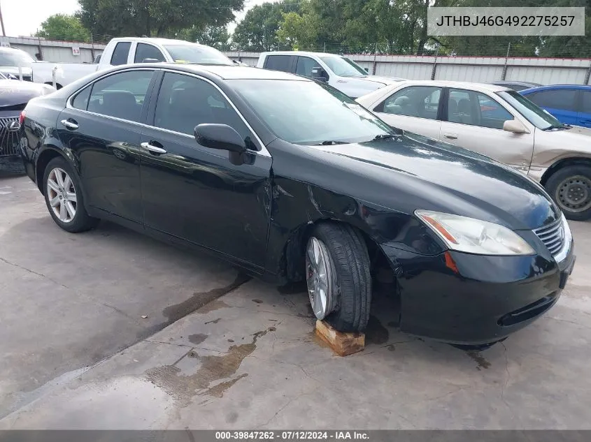 JTHBJ46G492275257 2009 Lexus Es 350