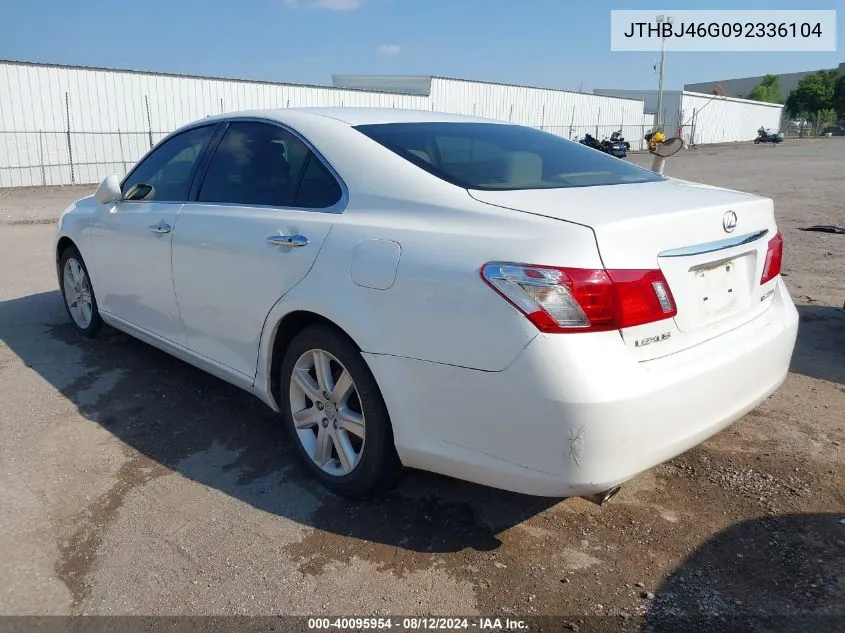 JTHBJ46G092336104 2009 Lexus Es 350