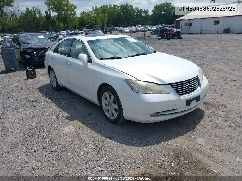 2009 Lexus Es 350 VIN: JTHBJ46G692328928 Lot: 40100854