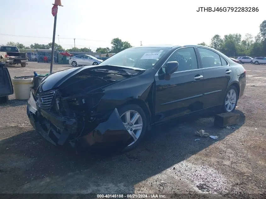 2009 Lexus Es 350 VIN: JTHBJ46G792283286 Lot: 40145188