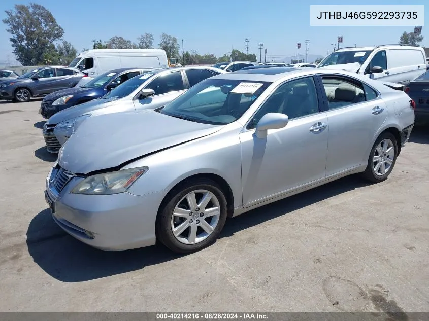 JTHBJ46G592293735 2009 Lexus Es 350