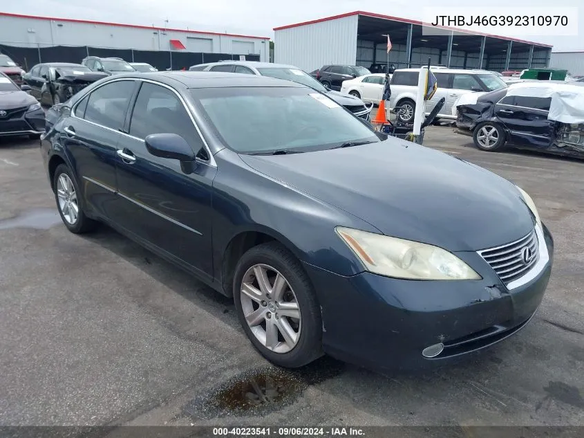 2009 Lexus Es 350 VIN: JTHBJ46G392310970 Lot: 40223541