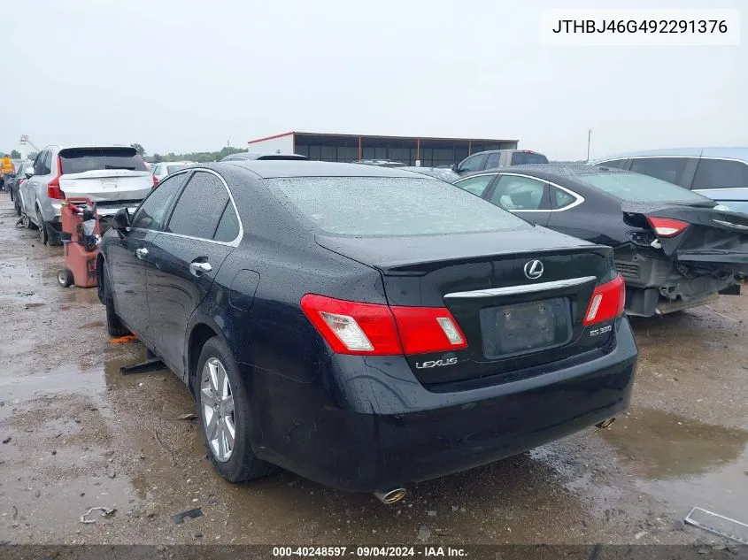 2009 Lexus Es 350 VIN: JTHBJ46G492291376 Lot: 40248597