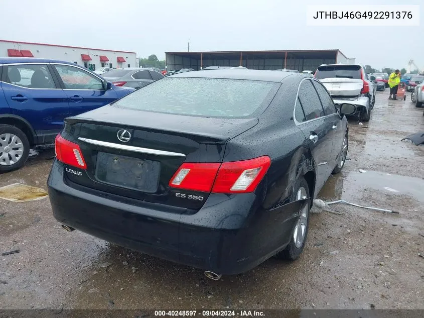 2009 Lexus Es 350 VIN: JTHBJ46G492291376 Lot: 40248597