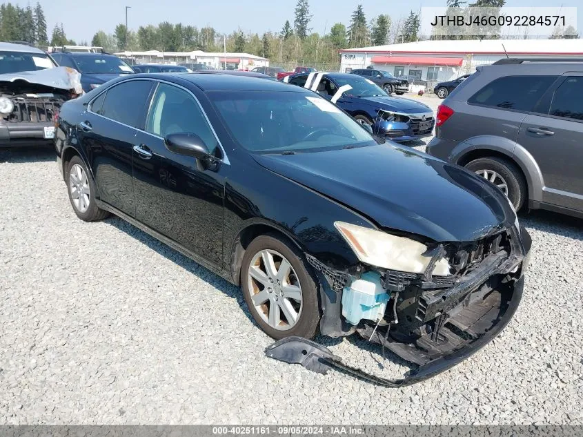 2009 Lexus Es 350 VIN: JTHBJ46G092284571 Lot: 40251161