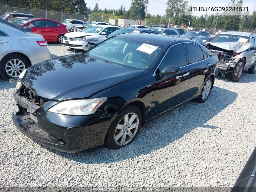 2009 Lexus Es 350 VIN: JTHBJ46G092284571 Lot: 40251161