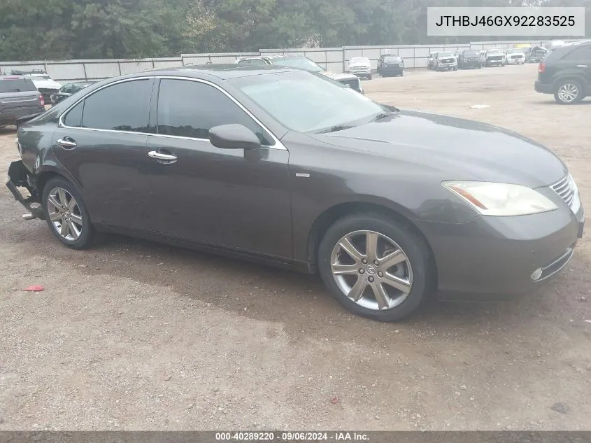 2009 Lexus Es 350 VIN: JTHBJ46GX92283525 Lot: 40289220