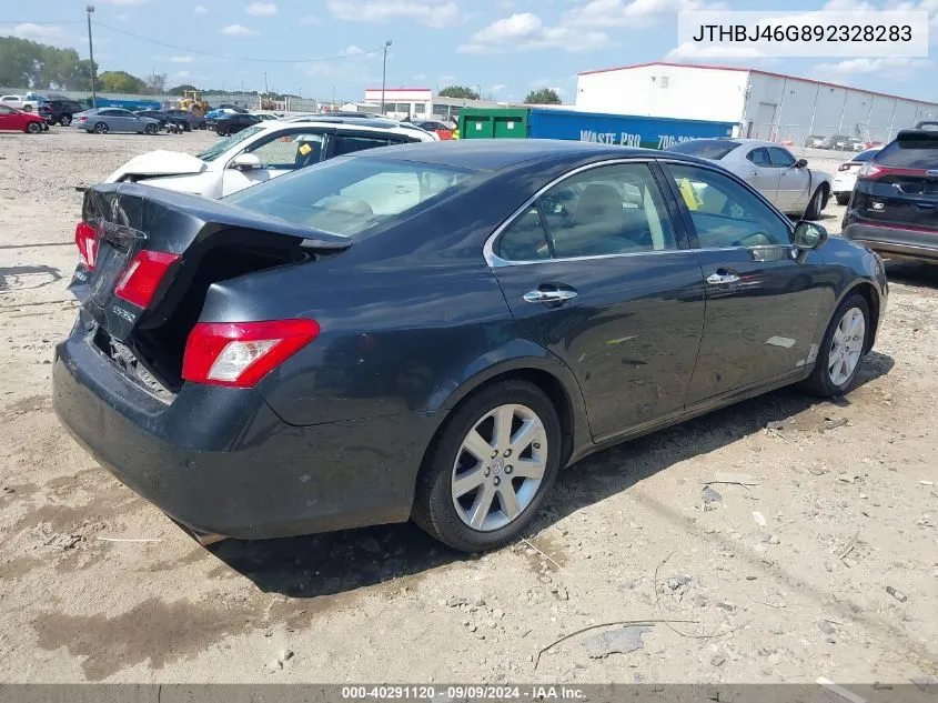 2009 Lexus Es 350 VIN: JTHBJ46G892328283 Lot: 40291120