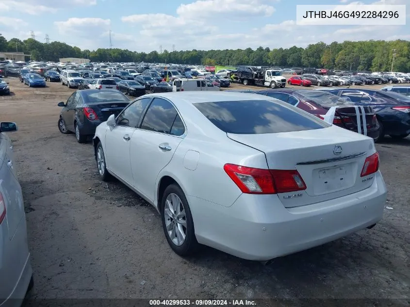 2009 Lexus Es 350 VIN: JTHBJ46G492284296 Lot: 40299533