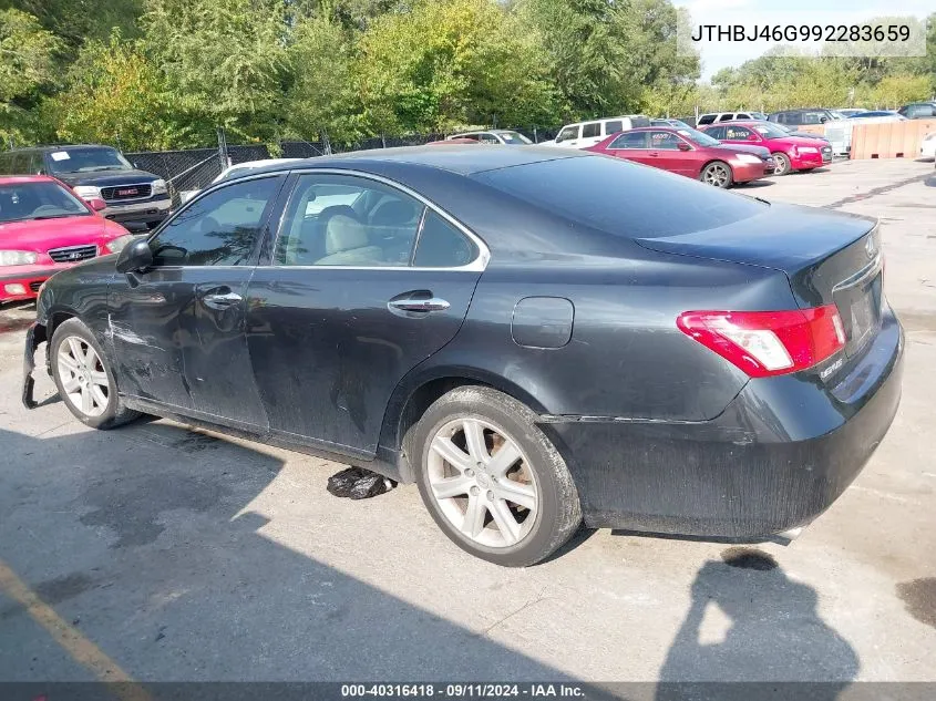 2009 Lexus Es 350 VIN: JTHBJ46G992283659 Lot: 40316418