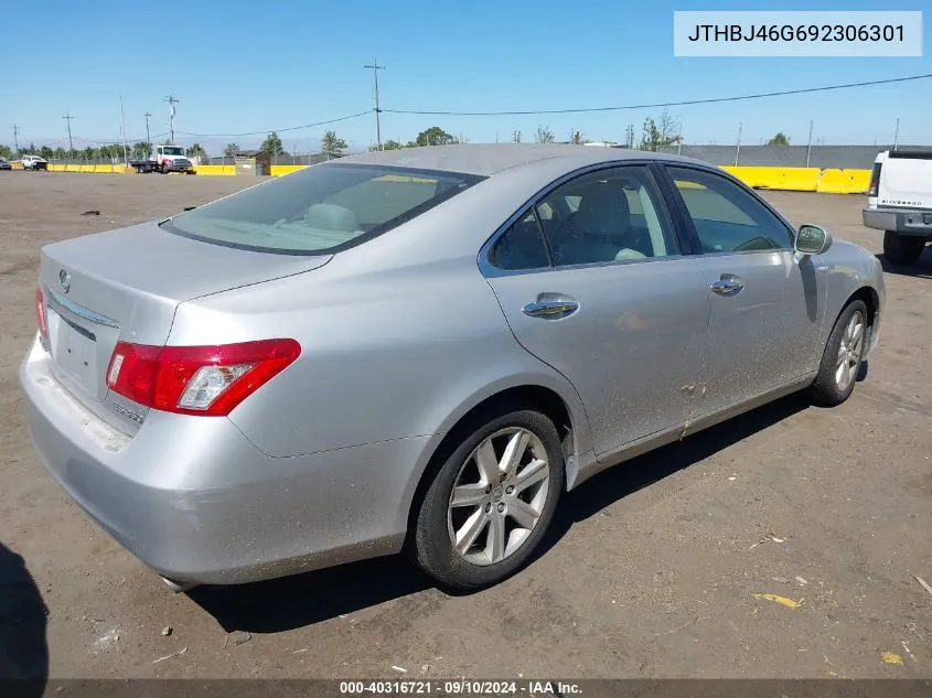 2009 Lexus Es 350 350 VIN: JTHBJ46G692306301 Lot: 40316721