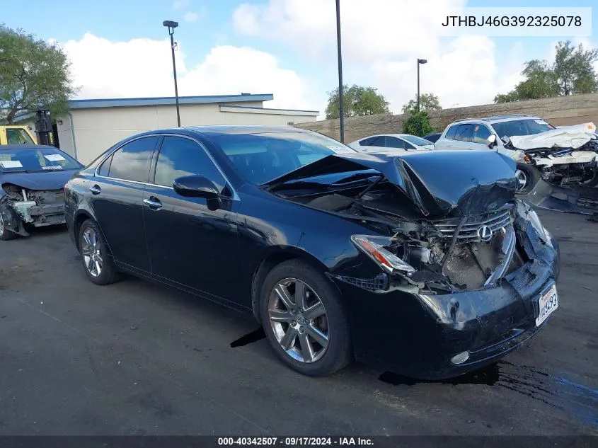 2009 Lexus Es 350 VIN: JTHBJ46G392325078 Lot: 40342507