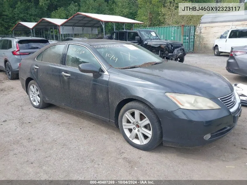 2009 Lexus Es 350 VIN: JTHBJ46GX92323117 Lot: 40487269