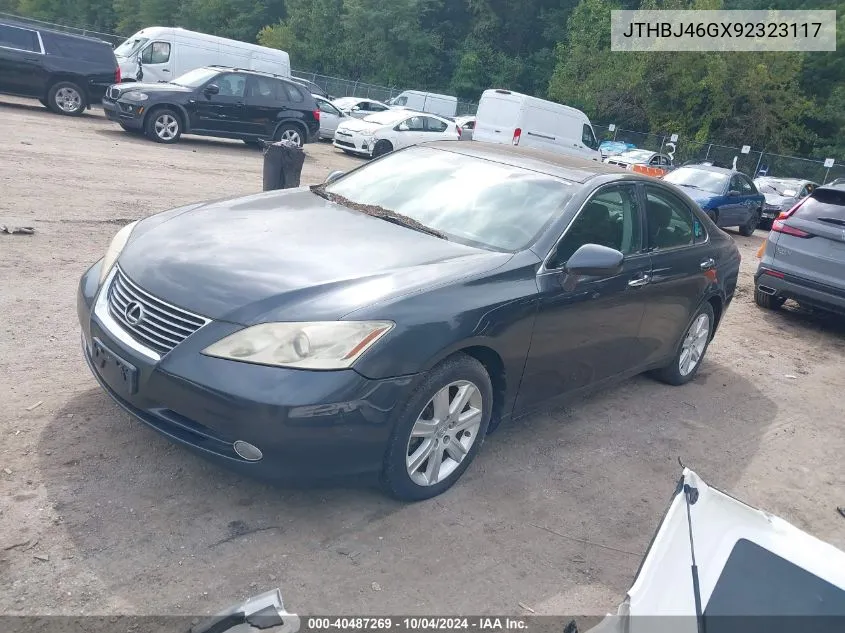 JTHBJ46GX92323117 2009 Lexus Es 350