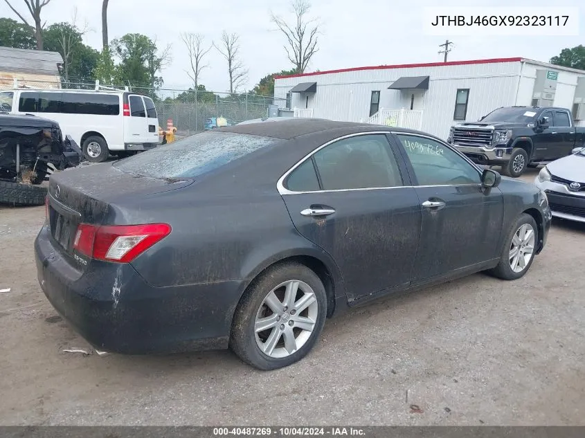 2009 Lexus Es 350 VIN: JTHBJ46GX92323117 Lot: 40487269