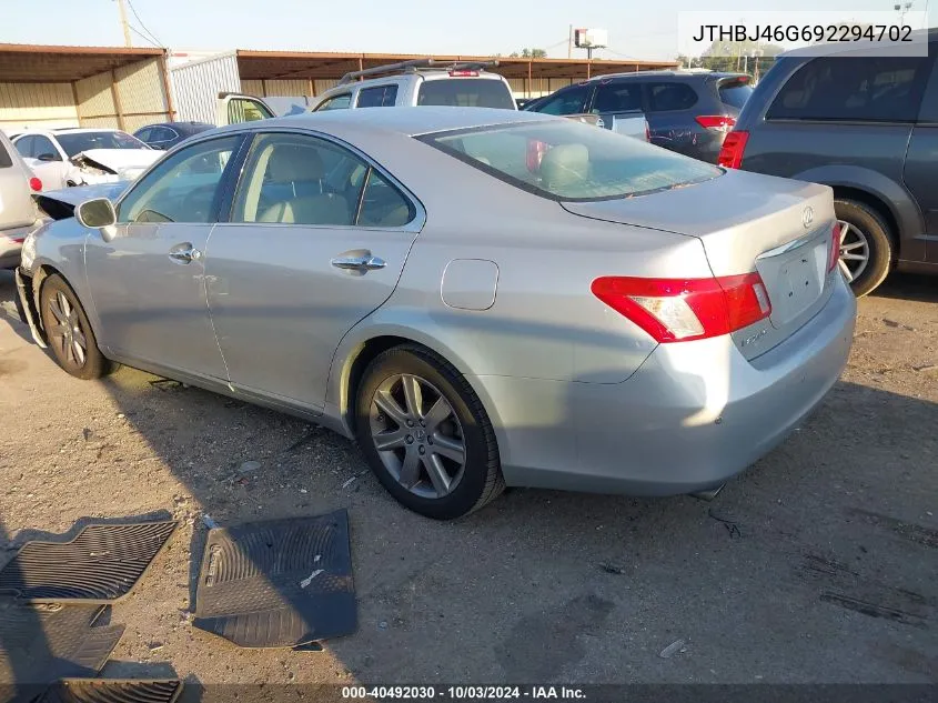 JTHBJ46G692294702 2009 Lexus Es 350