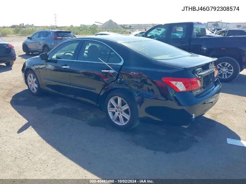 2009 Lexus Es 350 VIN: JTHBJ46G792308574 Lot: 40493480