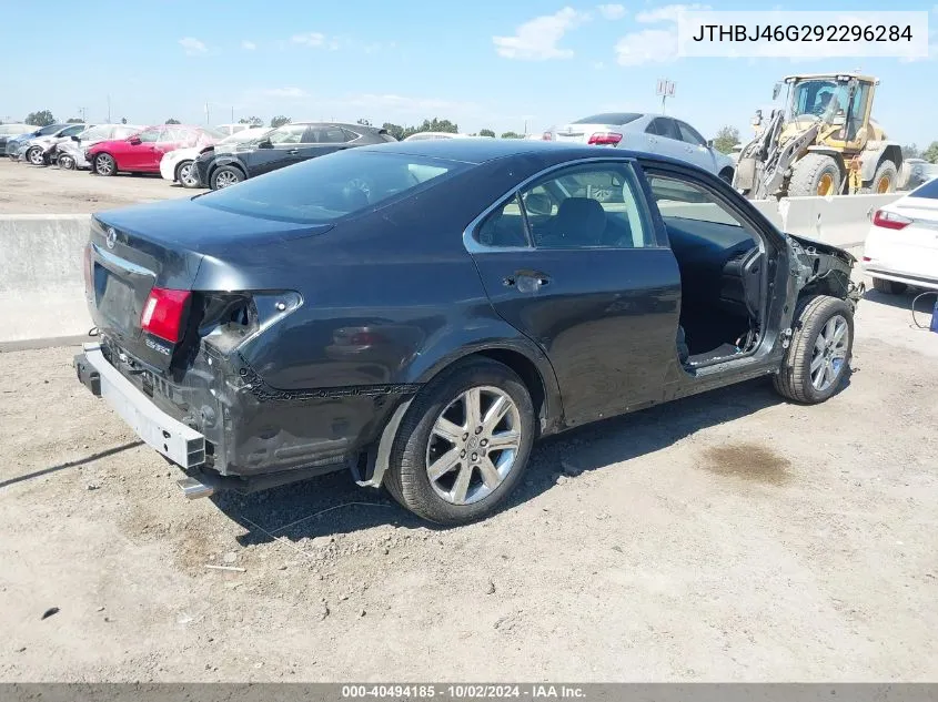 2009 Lexus Es 350 VIN: JTHBJ46G292296284 Lot: 40494185