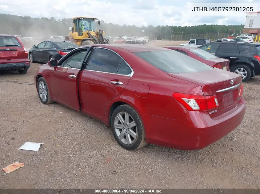 2009 Lexus Es 350 VIN: JTHBJ46G792301205 Lot: 40500864