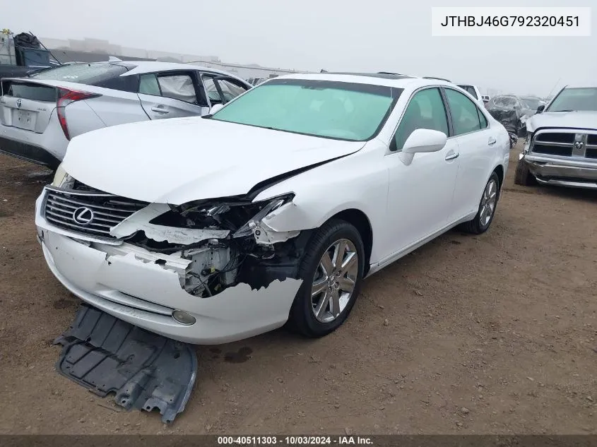 JTHBJ46G792320451 2009 Lexus Es 350