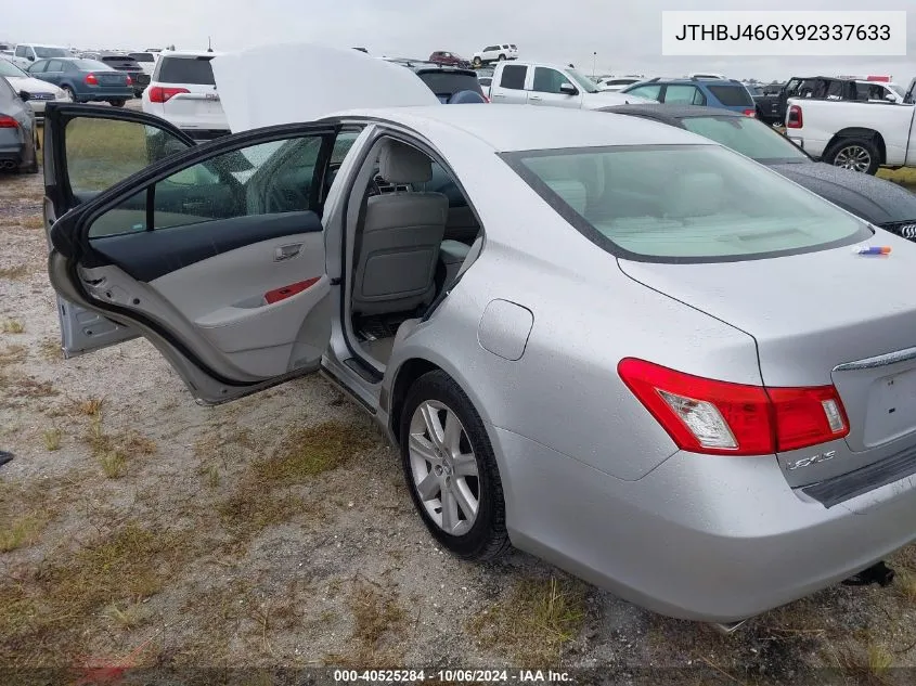 2009 Lexus Es 350 VIN: JTHBJ46GX92337633 Lot: 40525284