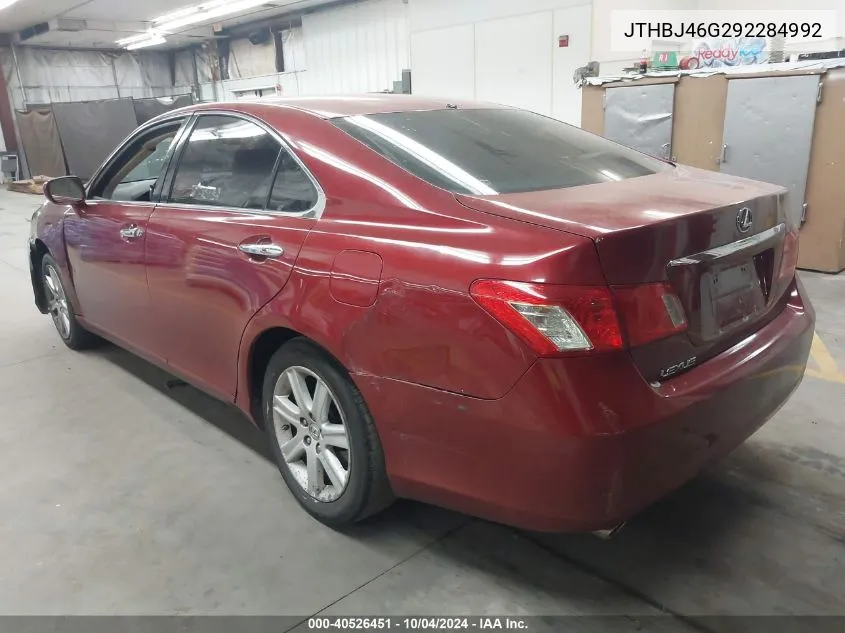 JTHBJ46G292284992 2009 Lexus Es 350