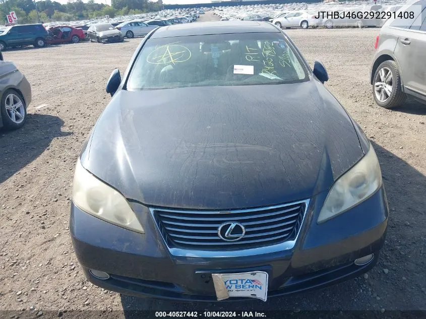 2009 Lexus Es 350 VIN: JTHBJ46G292291408 Lot: 40527442