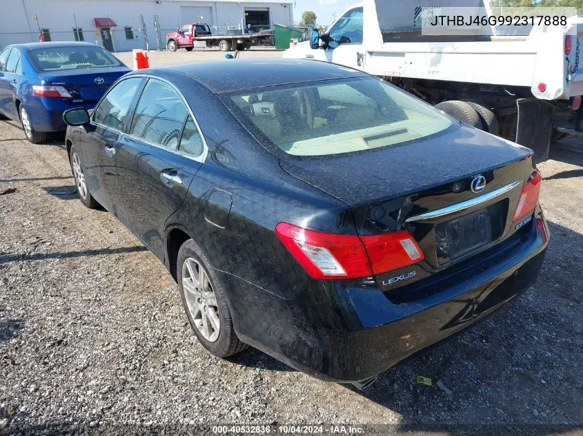 2009 Lexus Es 350 VIN: JTHBJ46G992317888 Lot: 40532836